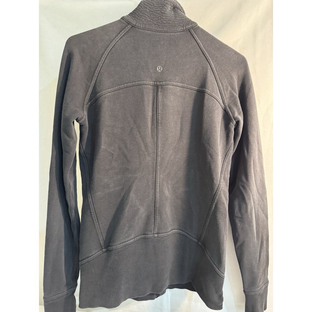 Lululemon Scuba Full Zip Hoodie Women's 4 Cotton Fleece 0068 - Picture 2 of 5